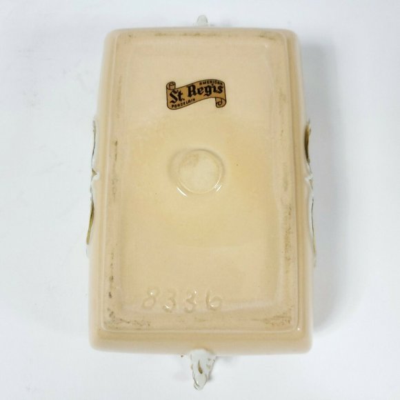 Vintage St Regis Porcelain Trinket Covered Dish - Picture 6 of 12